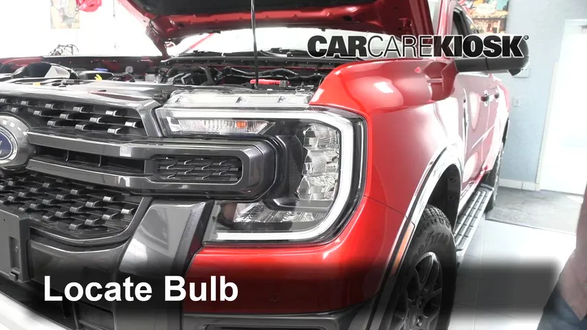 2024 Ford Ranger XLT 2.3L 4 Cyl. Turbo Éclairage Feu clignotant avant (remplacer l'ampoule)